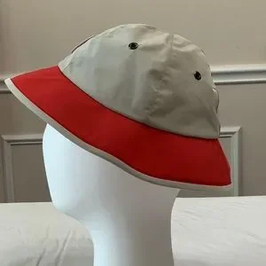 Tilley WEST PALM WOMENS	 hat - Stone/Red Serratelli Red Pure Wool 4 1/4 main image 4